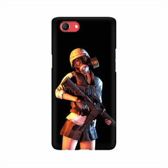 Mask Girl Mobile Cover For Oppo Realme 1