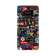 Brands Logo's Mobile Cover For Oppo Realme 1