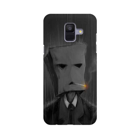Smoking in The Rain Mobile Cover For Samsung A6 (2018)