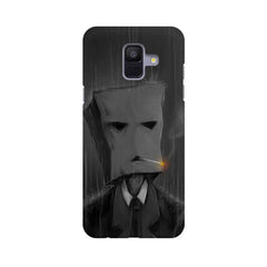 Smoking in The Rain Mobile Cover For Samsung A6 (2018)