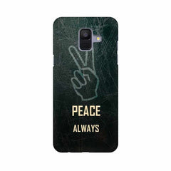 Always Peace Mobile Cover For Samsung A6 (2018)