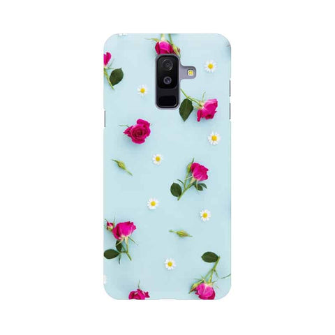 Floral Background Mobile Cover For Samsung A6+ (2018)