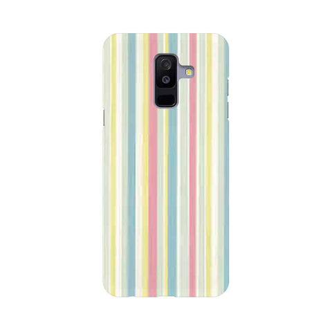 Pastel Lines Mobile Cover For Samsung A6+ (2018)