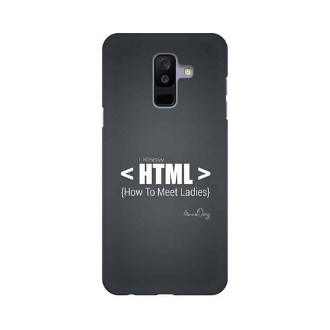 HTML Mobile Cover For Samsung A6+ (2018)