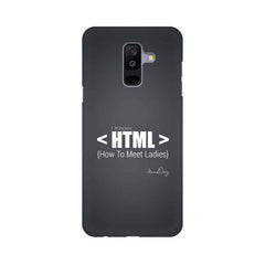 HTML Mobile Cover For Samsung A6+ (2018)