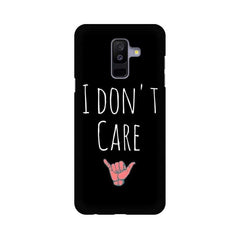 I Don't Care Mobile Cover For Samsung A6 Plus (2018)