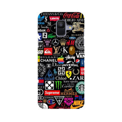 Brands Logo's Mobile Cover For Samsung A6 (2018)