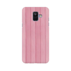 Pink Wood Mobile Cover For Samsung A6 (2018)