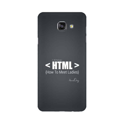 HTML Mobile Cover For Samsung A7 2016