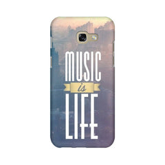 Music is Life Mobile Cover For Samsung A7 2017