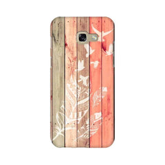 Wood Style Mobile Cover For Samsung A7 2017