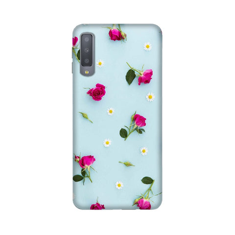 Floral Background Mobile Cover For Samsung A7 2018