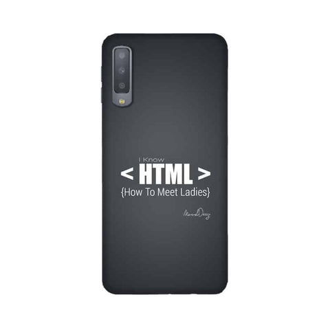 HTML Mobile Cover For Samsung A7 2018