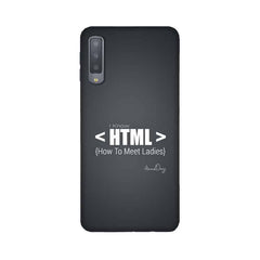 HTML Mobile Cover For Samsung A7 2018