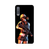 Mask Girl Mobile Cover For Samsung A7 2018