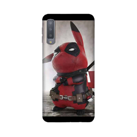 Red Pikachu Mobile Cover For Samsung A7 2018