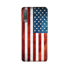 USA Flag Mobile Cover For Samsung A7 2018