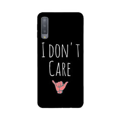 I Don't Care Mobile Cover For Samsung A7 2018