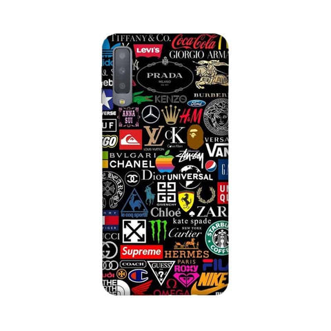 Brands Logo's Mobile Cover For Samsung A7 2018