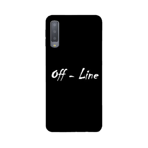 off-Line Wallpaper Mobile Cover For Samsung A7 2018