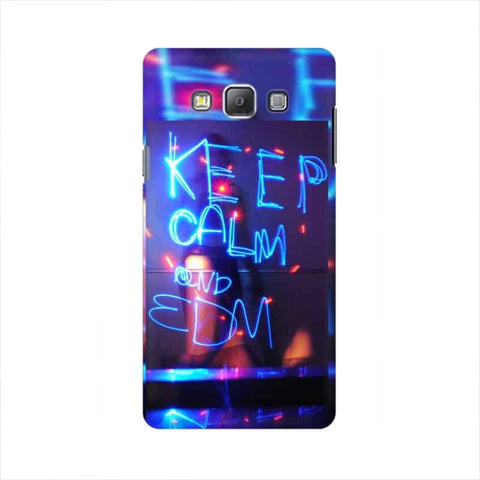 Keep Calm And EDM Mobile Cover For Samsung A7