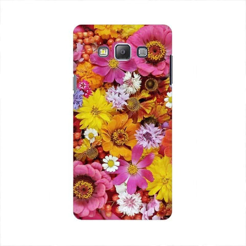Colorful Flowers Background Mobile Cover For Samsung A7