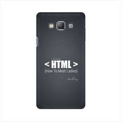 HTML Mobile Cover For Samsung A7