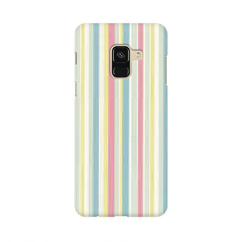 Pastel Lines Mobile Cover For Samsung A8+