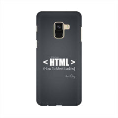 HTML Mobile Cover For Samsung A8+