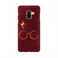 Symbols of Harry Potter Mobile Cover For Samsung A8 Plus