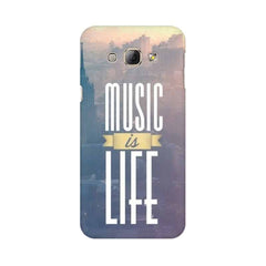 Music is Life Mobile Cover For Samsung A8