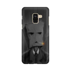 Smoking in The Rain Mobile Cover For Samsung A8 (2018)
