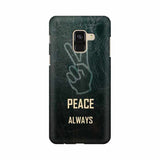 Always Peace Mobile Cover For Samsung A8 (2018)