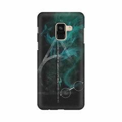 Deathly Hallows Mobile Cover For Samsung A8 (2018)