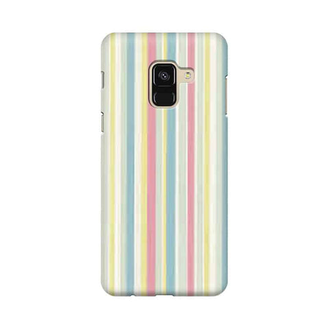 Pastel Lines Mobile Cover For Samsung A8 (2018)
