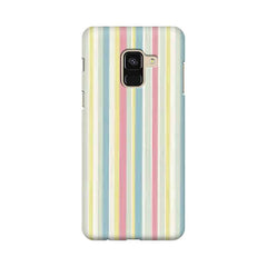 Pastel Lines Mobile Cover For Samsung A8 (2018)