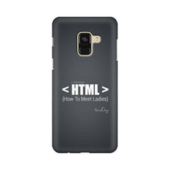 HTML Mobile Cover For Samsung A8 (2018)
