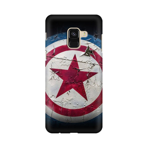 Captain America Mobile Cover For Samsung A8 (2018)