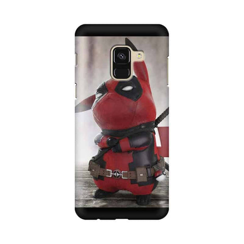 Red Pikachu Mobile Cover For Samsung A8 (2018)