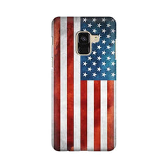 USA Flag Mobile Cover For Samsung A8 (2018)
