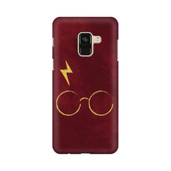 Symbols of Harry Potter Mobile Cover For Samsung A8 (2018)