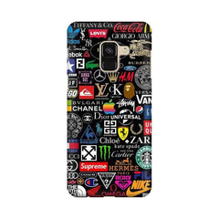 Brands Logo's Mobile Cover For Samsung A8 (2018)