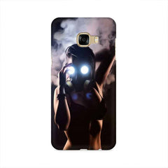 Gas Mask Girl Mobile Cover For Samsung C5 Pro