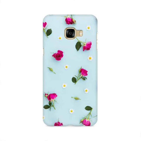 Floral Background Mobile Cover For Samsung C5 Pro