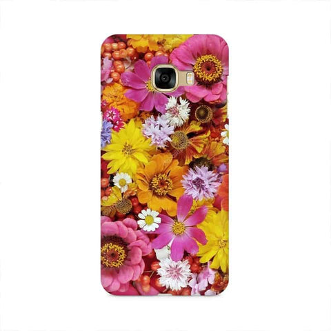 Colorful Flowers Background Mobile Cover For Samsung C5 Pro