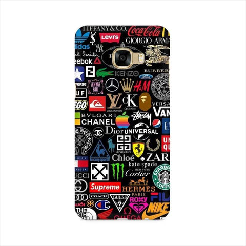Brands Logo's Mobile Cover For Samsung C5 Pro