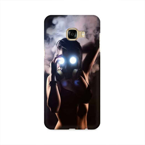 Gas Mask Girl Mobile Cover For Samsung C7 Pro