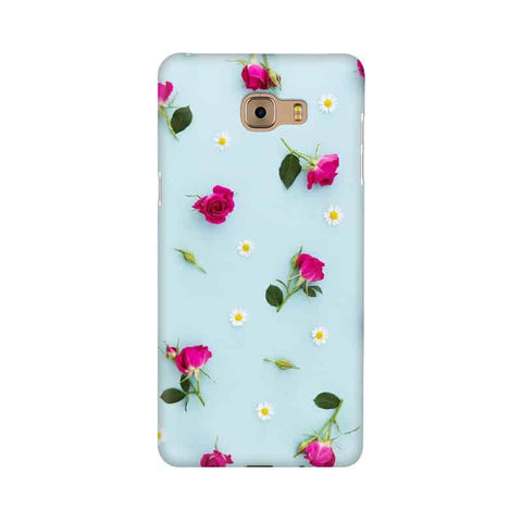Floral Background Mobile Cover For Samsung C9 Pro