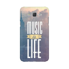Music is Life Mobile Cover For Samsung J2 2016