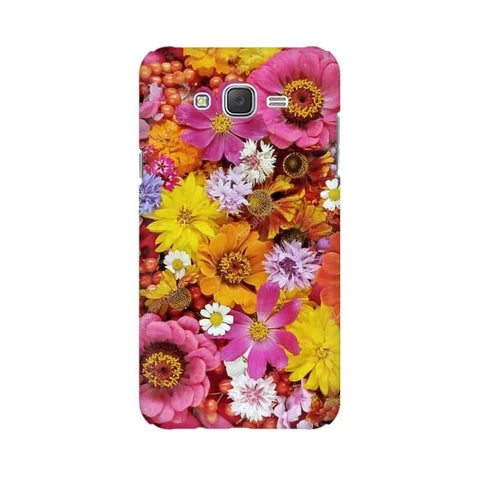 Colorful Flowers Background Mobile Cover For Samsung J2 2016
